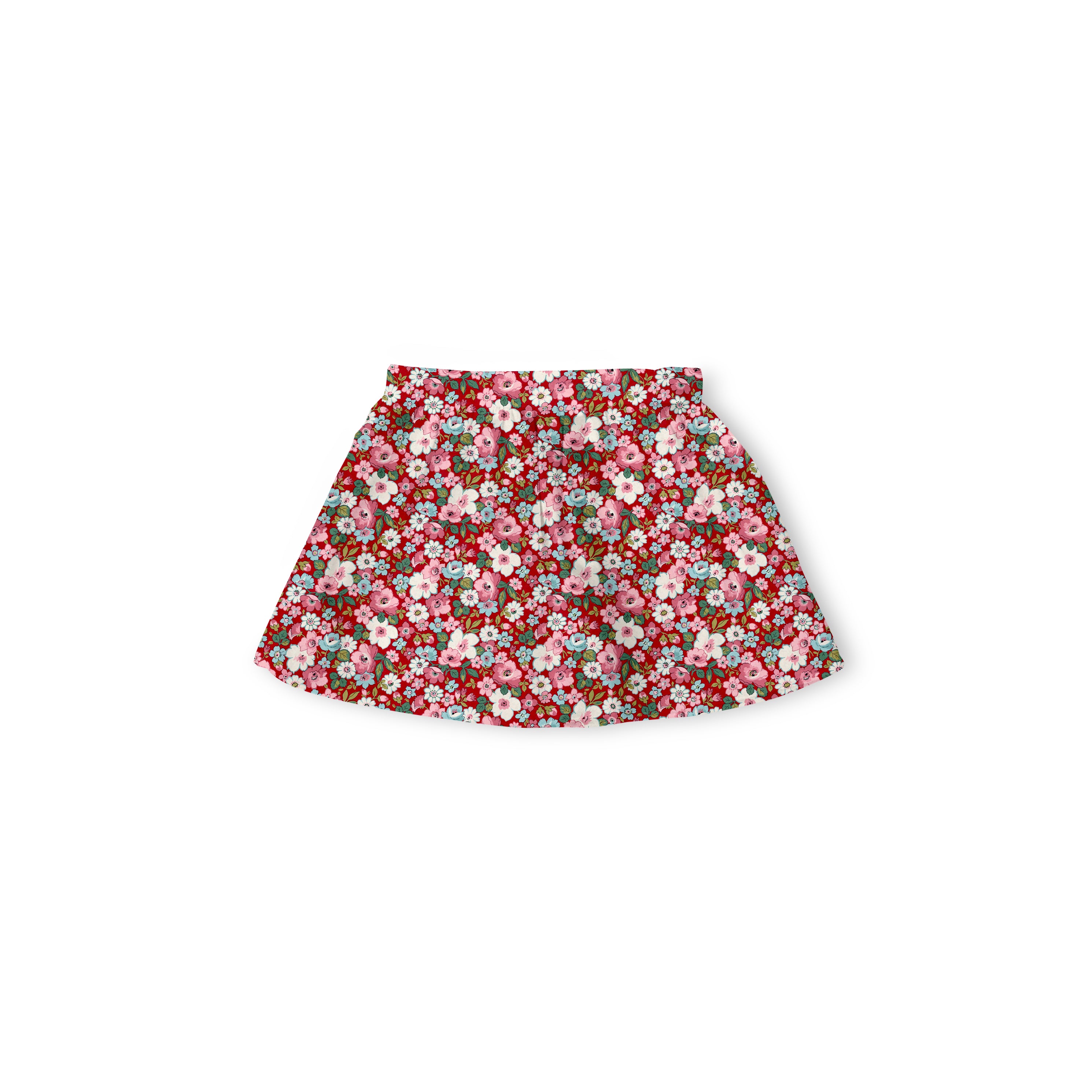 Red-Liberty-Floral - Skirt