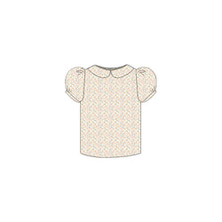 Riviera Floral - Puff Sleeve Blouse