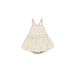 Riviera Floral - Skirted Romper