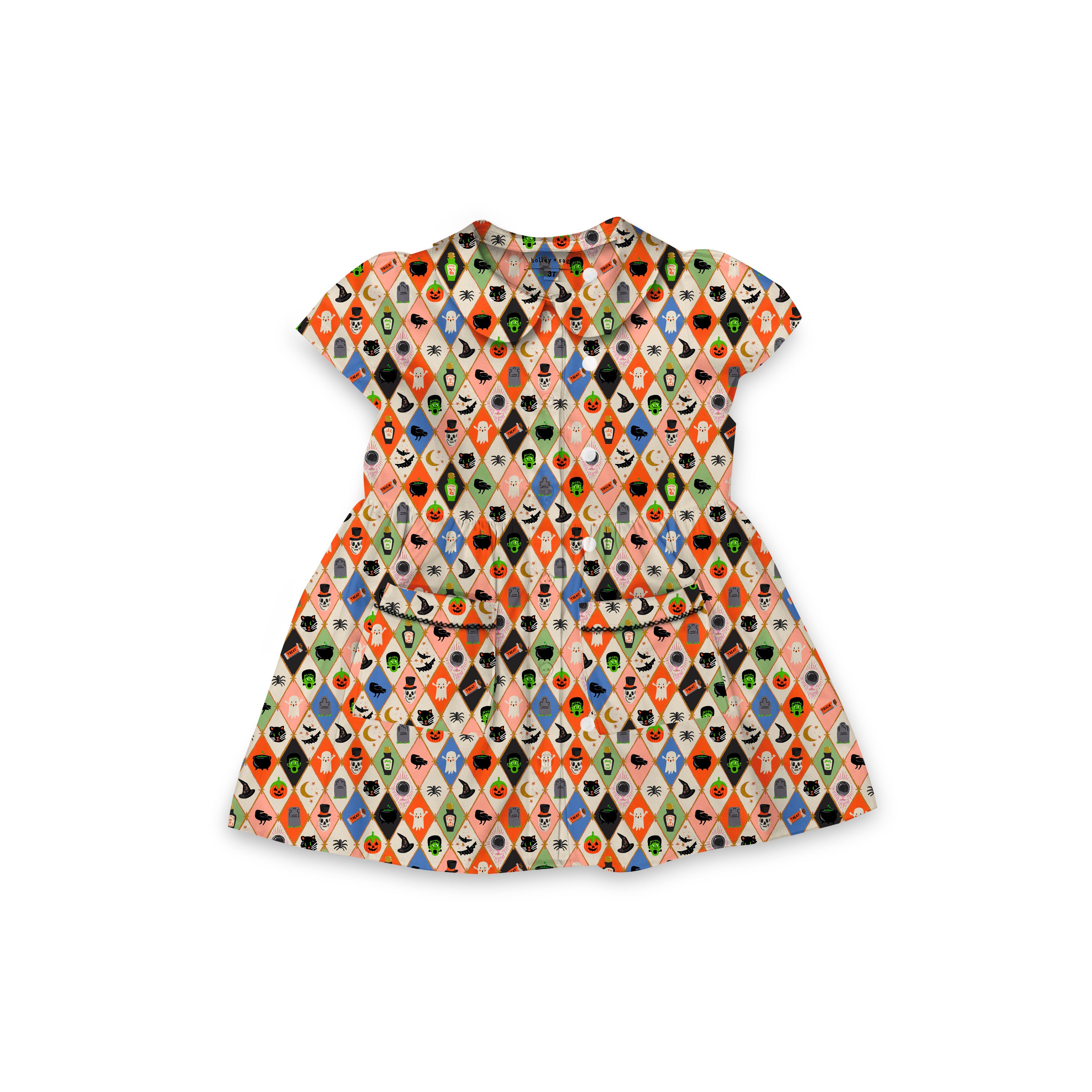 RPC Halloween- Smock Collared Dress