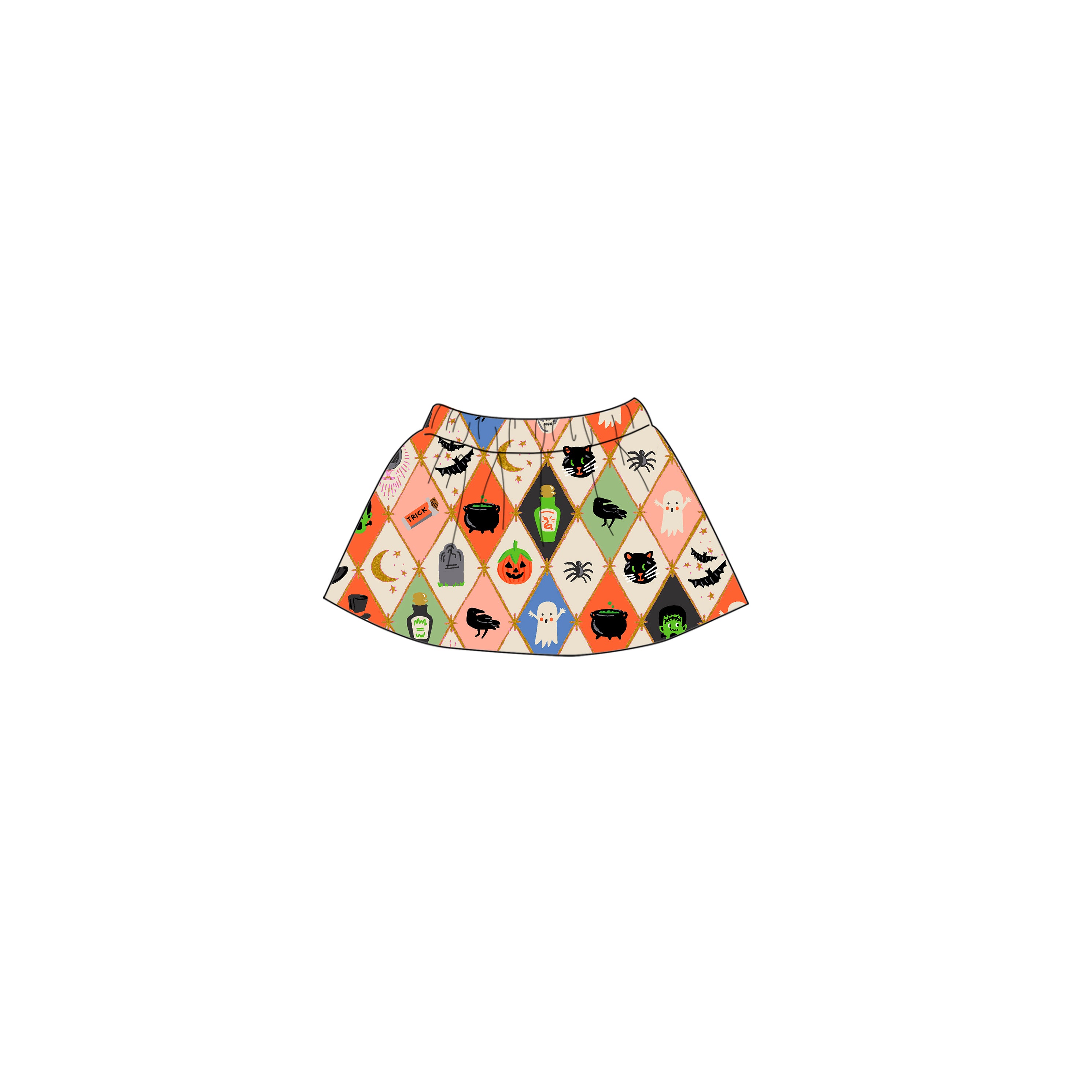 RPC Halloween- Doll Skirt
