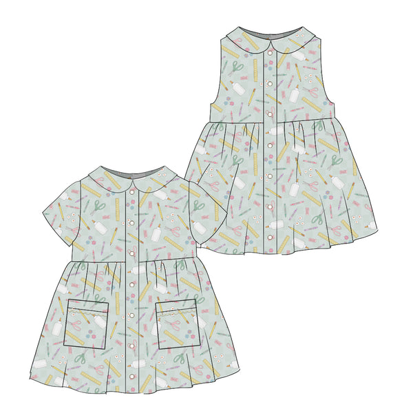 Back to School - Smock Collared Dress