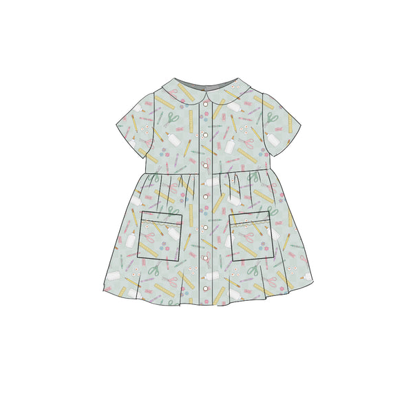 Back to School - Smock Collared Dress