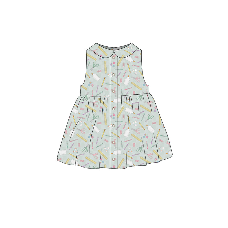 Back to School - Smock Collared Dress