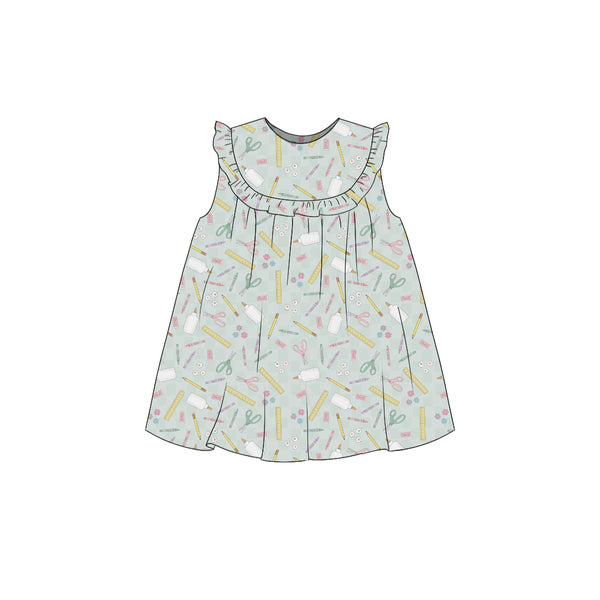 Back to School - Ruffle Bib Dress