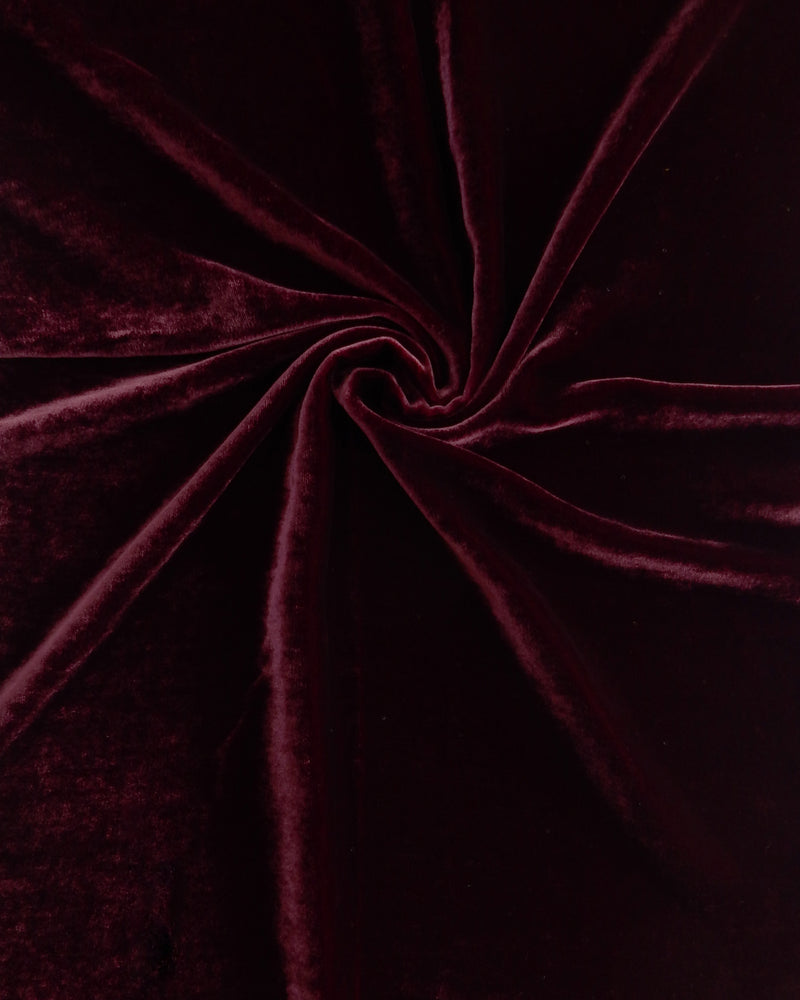Cranberry Velvet - Vintage Style Basque Dress