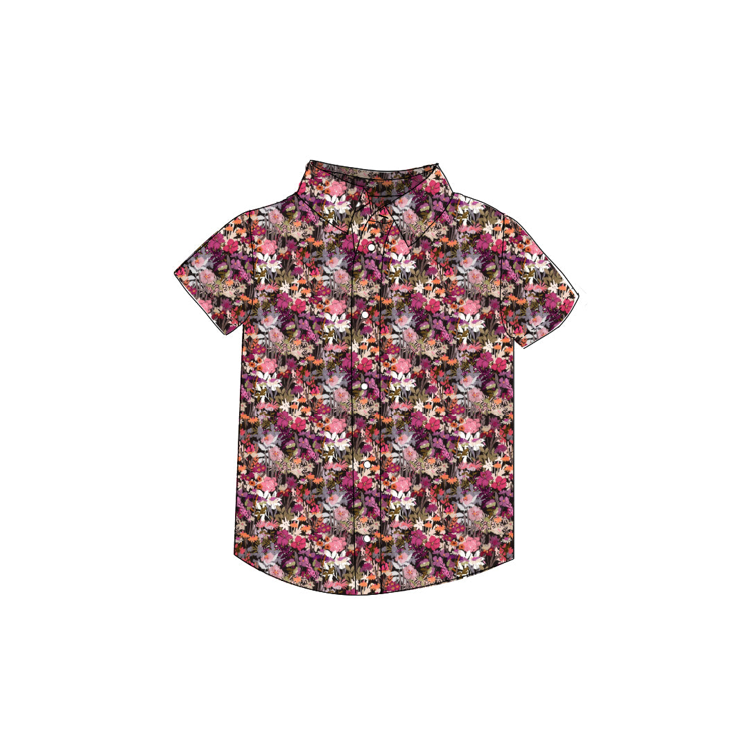 Fall Wildflower - Button Up Shirt