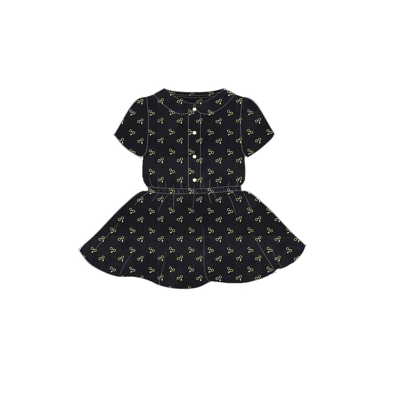 HP Glasses - Button Front Twirl Dress