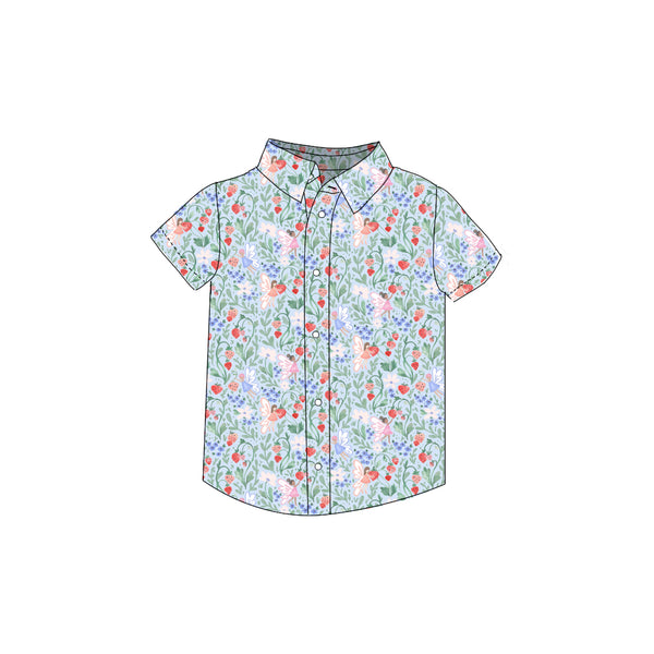Berry Fairies - Button Up Shirt