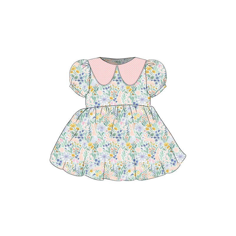 Bunny Garden - Vintage Style Basque Dress