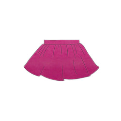 Cerise Velvet - Skirt