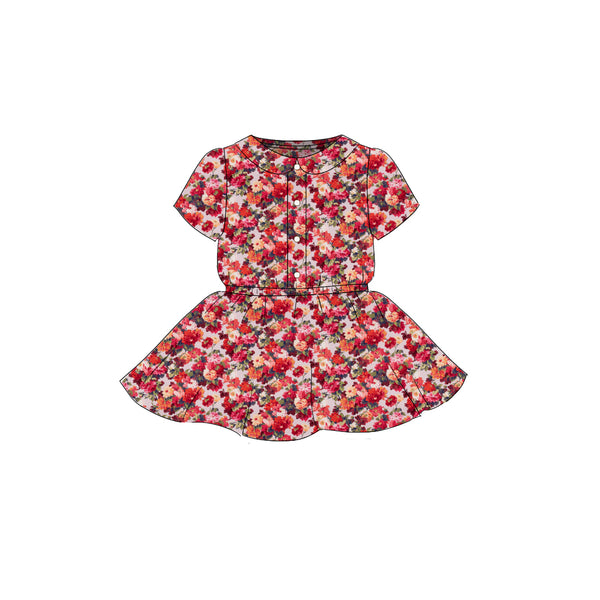 Chatsworth - Button Front Twirl Dress