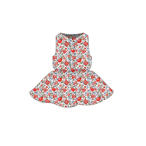 Felicite - Button Front Twirl Dress