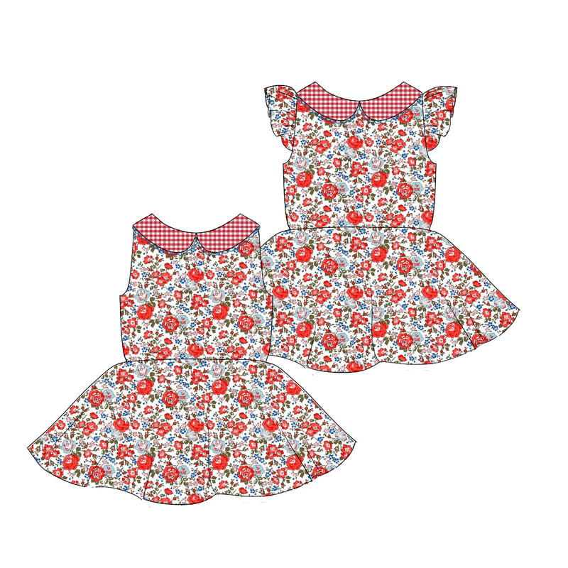 Felicite - Collared Back Twirl Dress