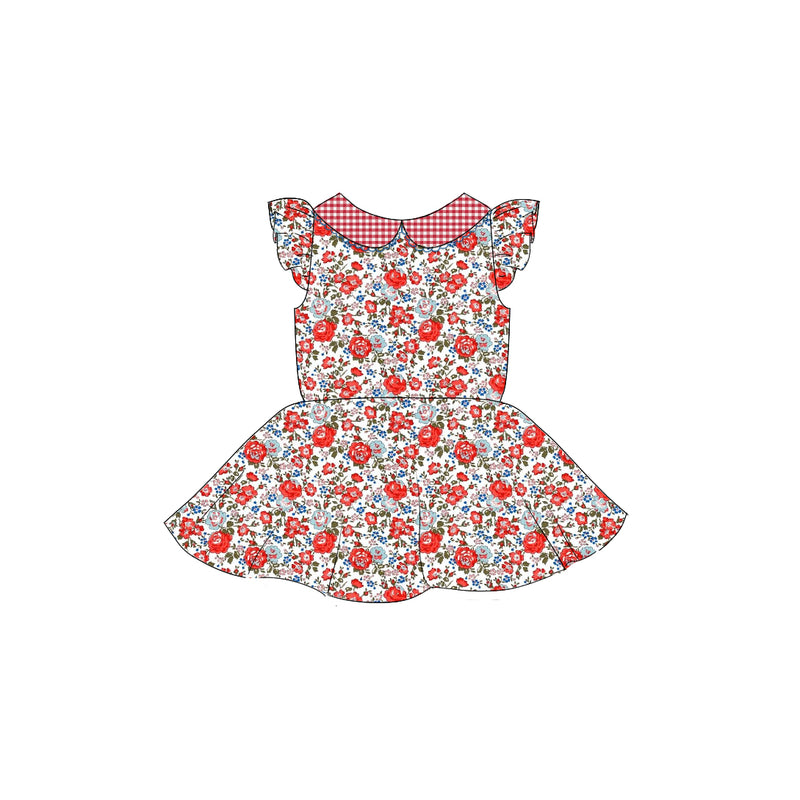 Felicite - Collared Back Twirl Dress