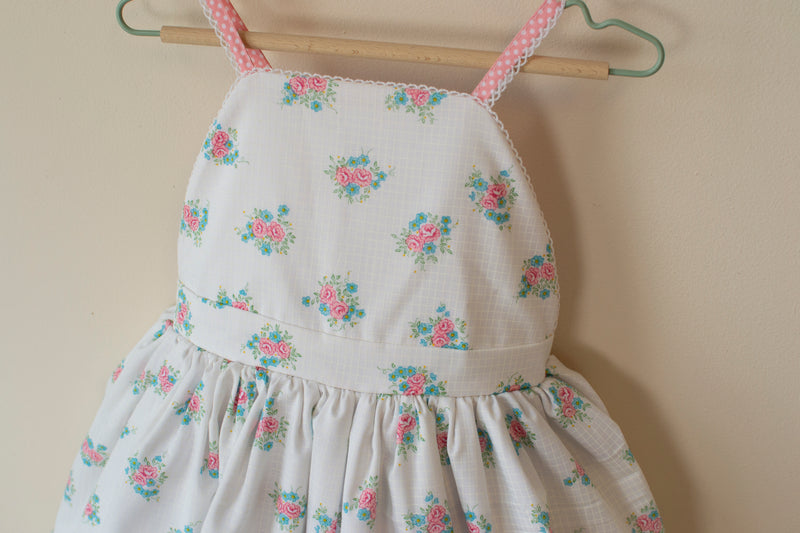 Grid Bouquet Party Dress