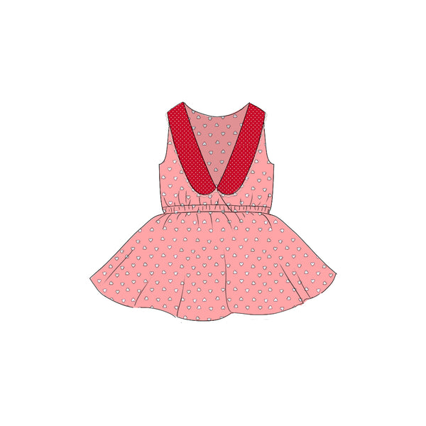 Heart - Collared Back Twirl Dress