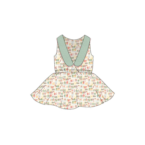 Tiny Houses - Collared Back Twirl Dress