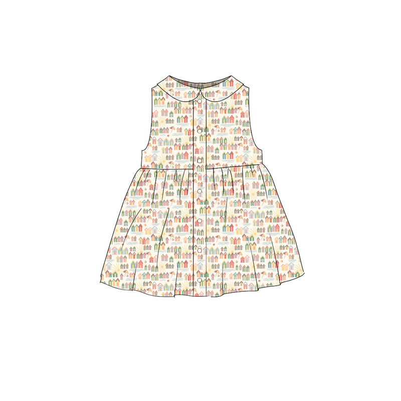 Tiny Houses - Smock Dress