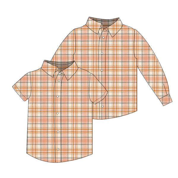 Nutmeg Flannel- Button Up Shirt