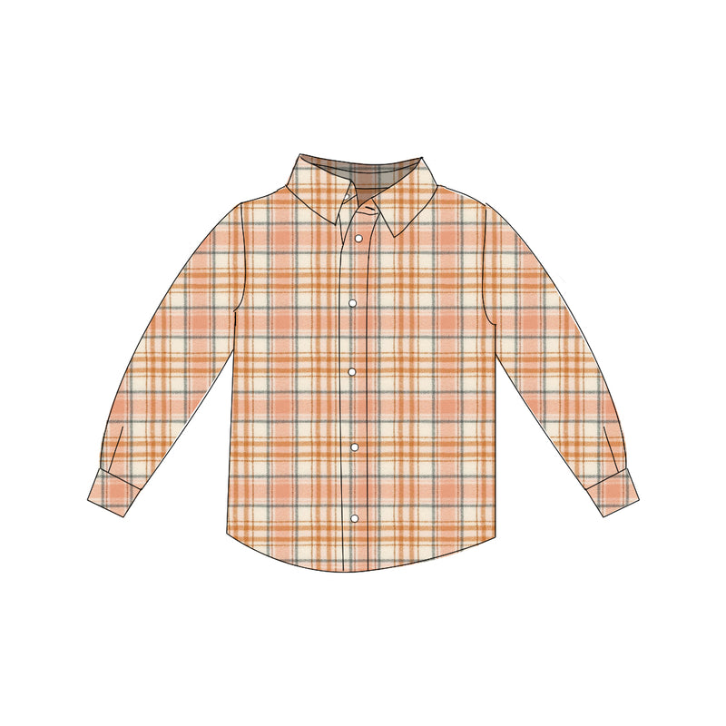 Nutmeg Flannel- Button Up Shirt