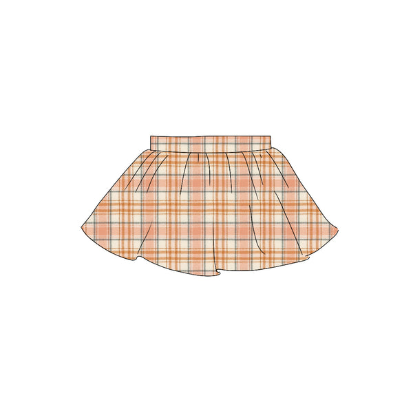 Nutmeg Flannel- Skirt