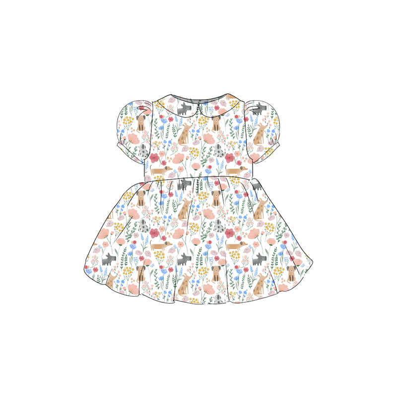 Puppy Garden - Vintage Style Basque Dress