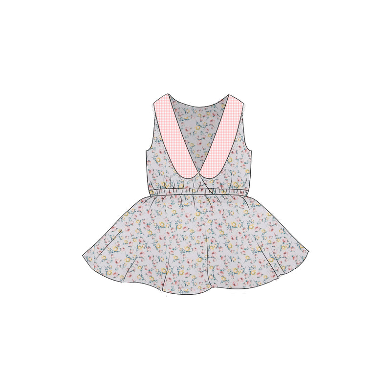 Rosebuds - Collared Back Twirl Dress