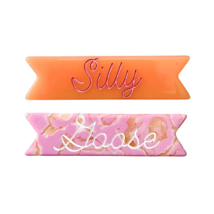 Silly Goose Hair Clips
