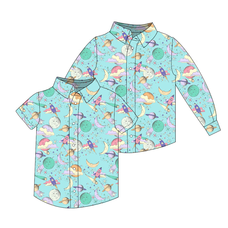 Solar System - Button Up Shirt